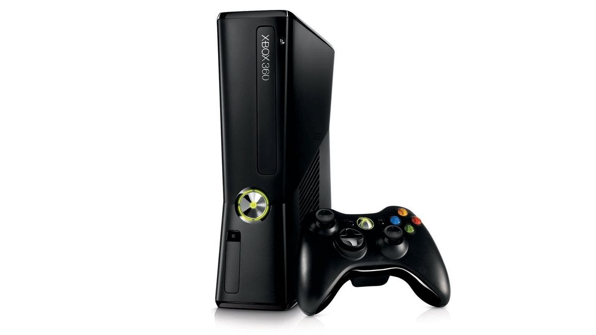 Laser assembly unit for Xbox 360, predominantly black in color with some green wiring and metallic parts visible.