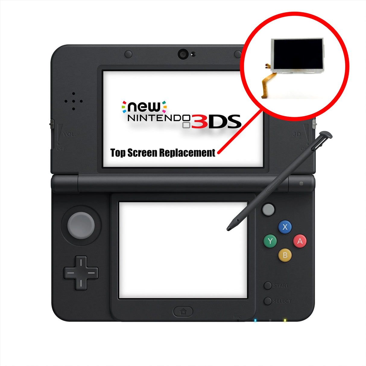 3DS (New) Top Screen Repair Service