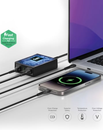 PowerPeak Compact Multi-Device Charger