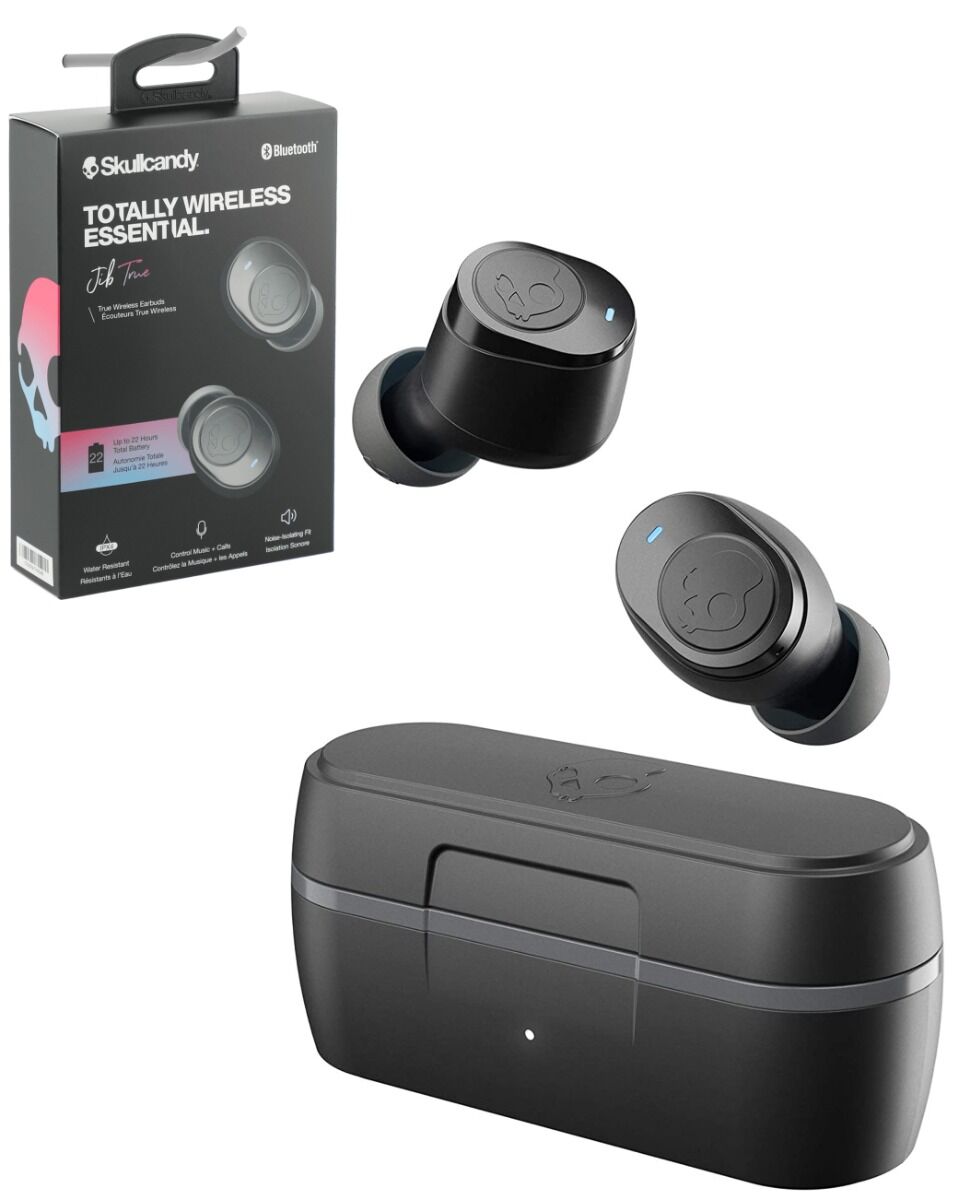 Skullcandy Totally Wireless Essential Jib True Earbuds - BLACK