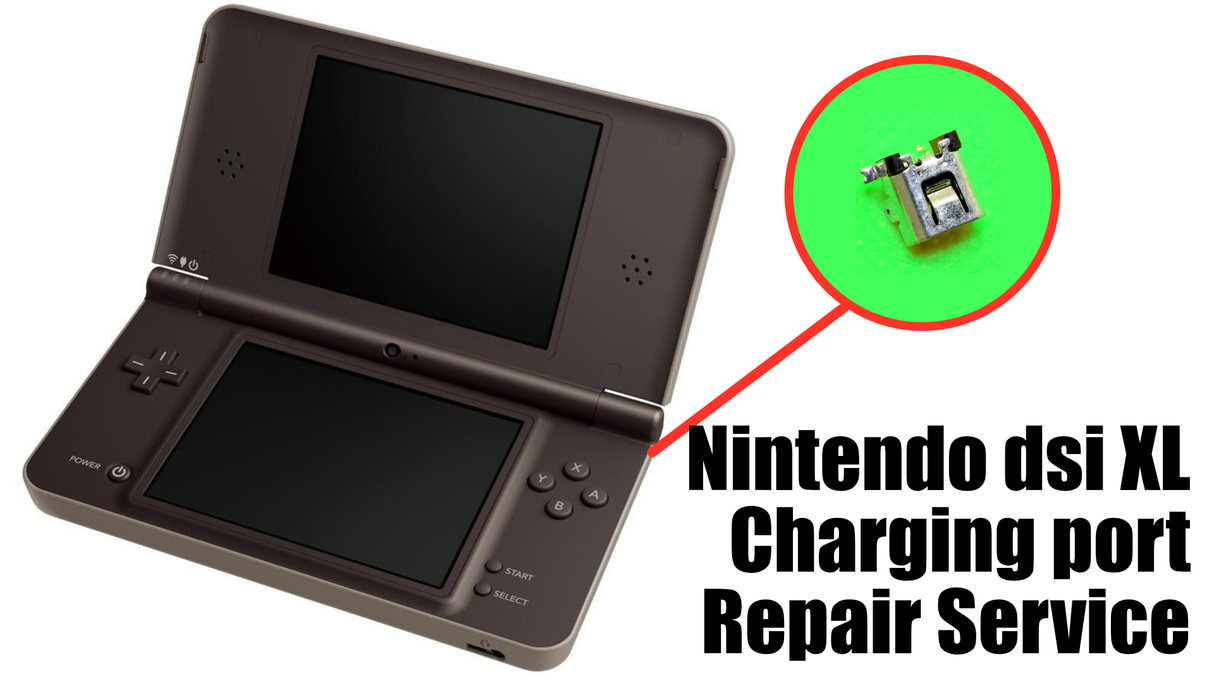 Nintendo DSi XL Charging port