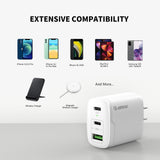 PD Dual USB-C Wall Charger 40W