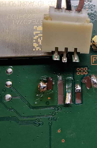 Playstation 5 Fan Connector Motherboard Repair Service