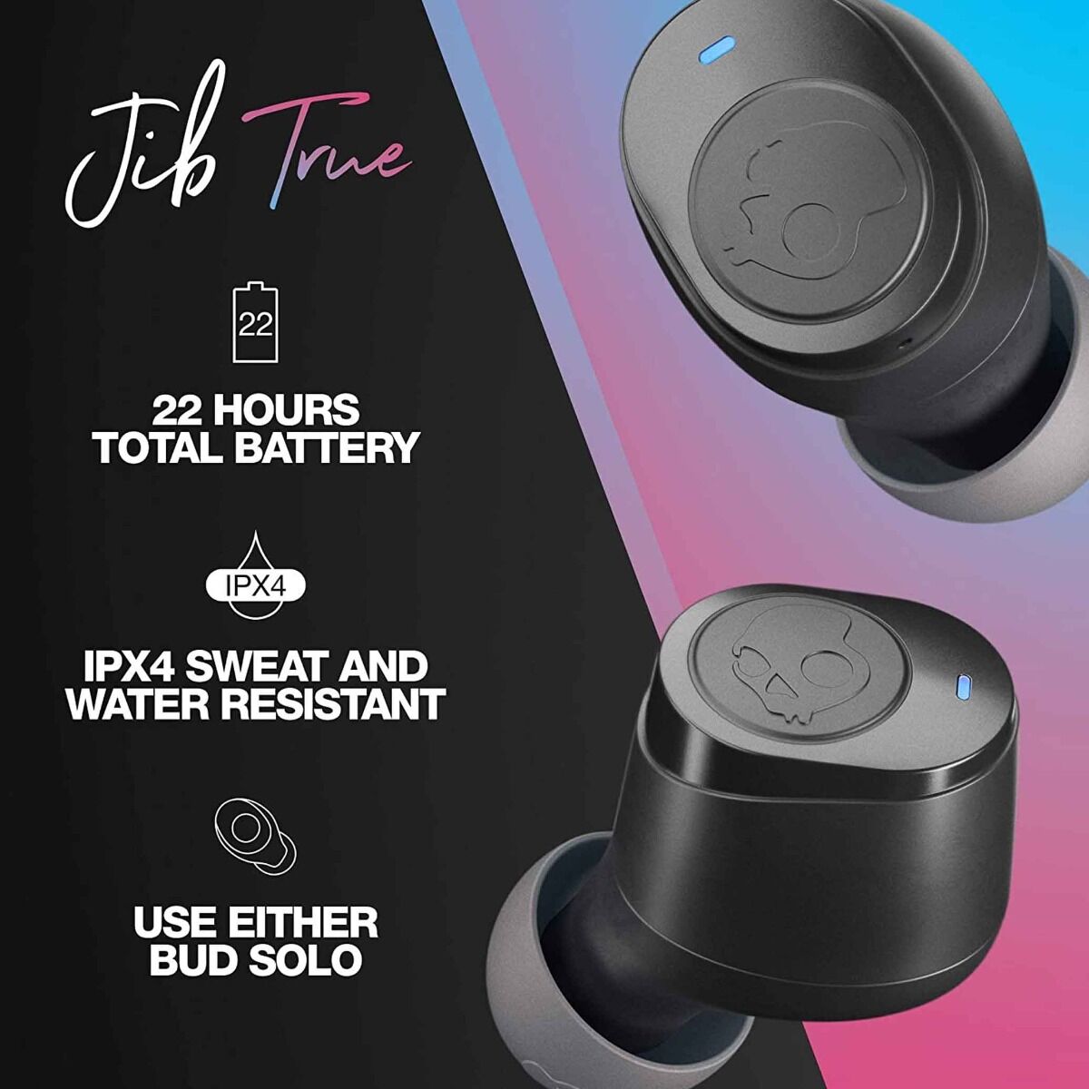 User Manual Jib True Wireless Skullcandy Earbuds Pairing