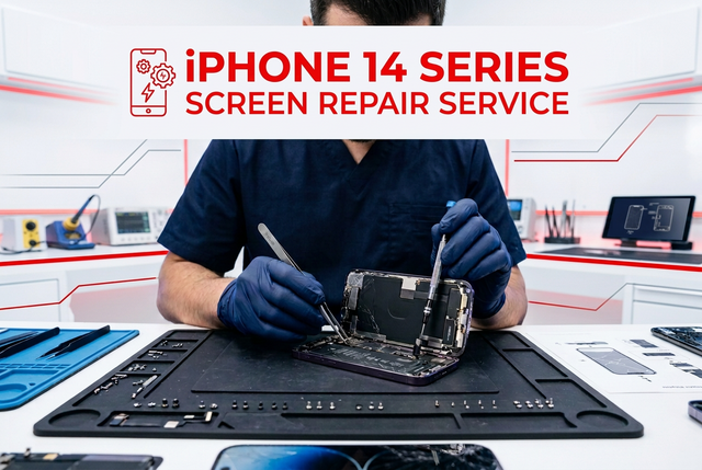iphone 14 series screen repair service