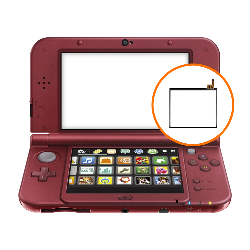 3DS XL(New)  Bottom Touch Screen Repair Service